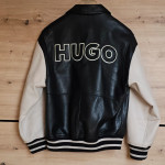 HUGO Lugos kožna jakna, vel. S (širok kroj, top stanje)