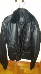 Pilotska jakna kožna smeđa i crna XL, povoljno