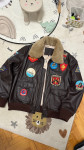 TOP GUN kožna jakna