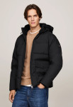 Zimska jakna Tommy Hilfiger ROCKIE UTILITY HOODED - black, nekorišteno