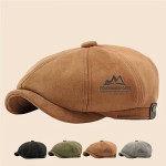 Muška britanska retro zimska beretka