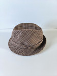 Muški šešir - dva komada - SMEĐI I KOCKASTI -  Elegance - J. Jambrešić