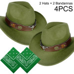 Set od4 komada-Šeširi plus marame 2 marame i 2 šešira