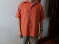 Narančasta muška košulja kratki rukav