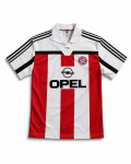 Bayern Munich Stil 90-ih Retro Dres Opel Sponsor Vintage Giovane Elber