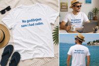 Na godišnjem sam i kad radim – ljetna majica
