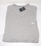 Hollister siva majica kratki rukav XL NOVO