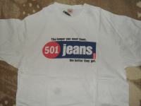 LEVIS 501 JEANS 100% pamučna majica veličina M