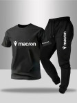 "MACRON"-Muški casual sportski set, majica i duge hlače