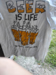 Pivo je život( Šaljiva Majica) nova!!
