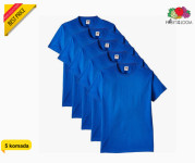 Muška  majica, pakiranje 5 komada 195gr ,royal blue *BESPLATNA DOSTAVA