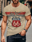 Muška vintage majica kratkih rukava Route 66