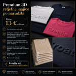 Premium 3D reljefna majica po narudžbi