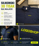 Silikonski 3D tisak na majice