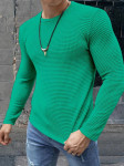 Muška ležerna pletena majica dugih rukava