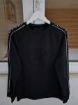 PHILIPP PLEIN crna majica dugi rukav (XL)