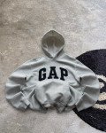 Retro GAP boxy grey hoodie vintage