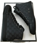 GUCCI High-Top Sneaker tenisice, Piombo Nero GG, 45, Canvas, Monogram
