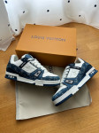 Louis Vuitton Monogram Denim White Blue Trainers