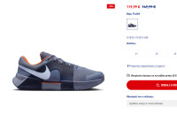 Nike M ZOOM GP CHALLENGE 1 CLY, muške tenisice za tenis, plava - 44 br