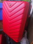 Kofer Ducati crveni 60x42x22 sa 4 kotačića 360 i vagom