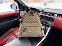 Kožna torba ruksak, ženska i muška Gucci 84041