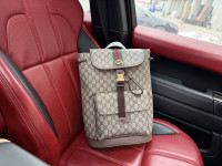 Kožna torba ruksak, ženska i muška Gucci 84042