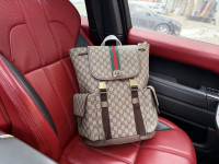Kožna torba ruksak, ženska i muška Gucci 84044