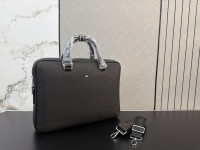 Muška kožna torba aktovka Montblanc 83785