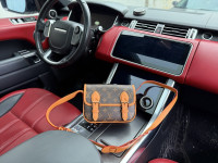 Muška Ženska torba torbica Louis Vuitton koža