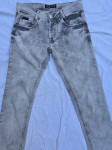 Philipp Plein Strawberry Cheescake sivi jeans hlače W31/L34