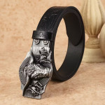 Muški kaubojski remen u zapadnjačkom stilu s reljefnom kopčom