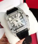 Cartier Santos 100 Diamond After Set muški sat