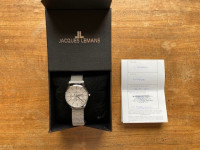 Jacques Lemans London, novi, nekorišten sat + dodatna kožna narukvica