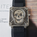 Muški Bell & ROSS Skull Burn Limited Edition kvarcni sat