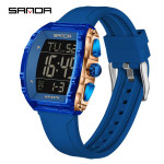SANDA muški digitalni sportski sat vodootporan 30m