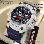 Sanda muški sportski sat s velikim brojčanikom