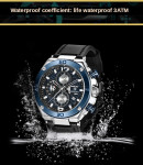 BENYAR 5151 Black/Blue watch - Novo!