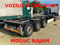 Krone SDC BoxLiner kontejnerica 20-45 ft, stražnja ekstenzija, NAJAM