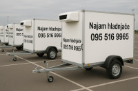 Najam hladnjače, rashladna prikolica za sve prigode uz dostavu i odvoz
