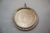 Privjesak 10 guldena 1970.god. Srebro