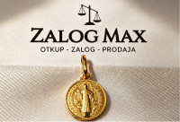 ZLATNA MEDALJA SV. BENEDIKT, 14k (.585), 1.65G /R1, RATE!