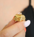 ZLATNI PRIVJESAK ŠKRINJA 18K (750) 5,03 grama NOVO • GOLD SHOP •