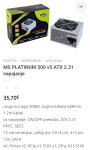 NAPAJANJE ZA PC MS PLATINUM 500 v5 ATX 2.31