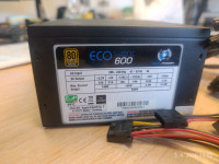 Napajanje RealPower ECO Silent 600W (80+ Bronze)