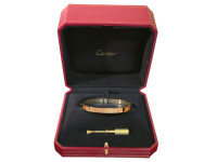 CARTIER LOVE BRACELET, CLASSIC MODEL / R1, RATE !