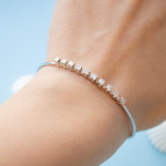 DIJAMANTNA NARUKVICA 14K (585) 7,63 grama NOVO • GOLD SHOP •
