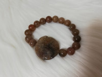 - NARUKVICA poludragi kamen Sunčev kamen, i Jaspis