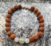 Narukvica od rudrakše i kristala - AKCIJA !!!