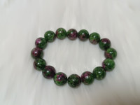 narukvica od zelenog kamena, (kuglice 10mm)